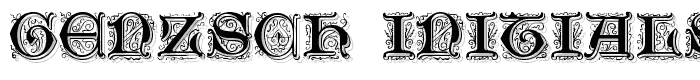 Genzsch Initials font